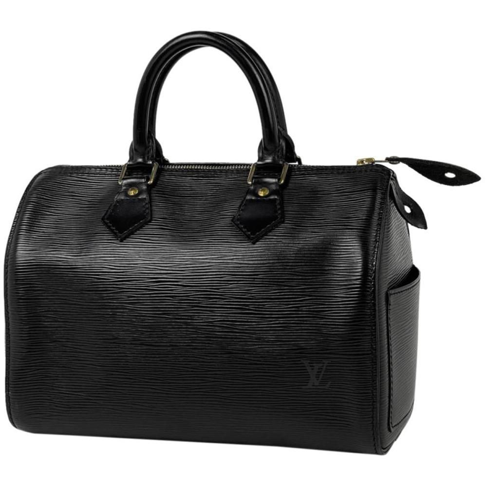 Louis Vuitton Speedy 25 Epi Noir Black Boston Bag Handbag